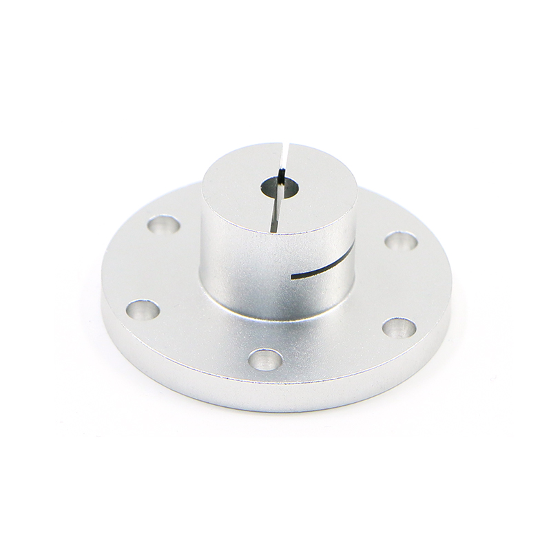The inner diameter of the high-torque flange coupling can be selected as 6061 keyway clamping type aluminum alloy omnidirectional wheel housing Item Picture
