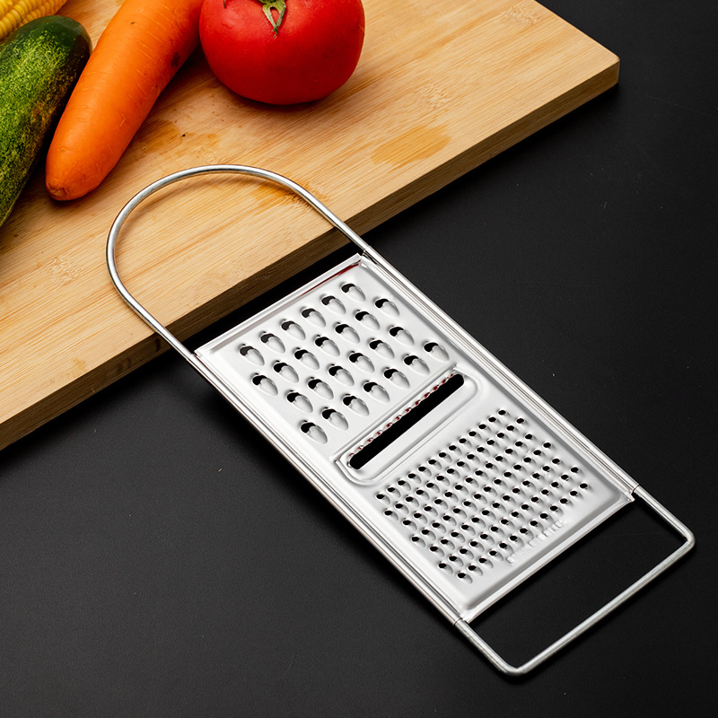 Stainless steel multi-functional vegetable cutter, potato slicer, kitchen small tool, carrot grater, flat grater details Picture