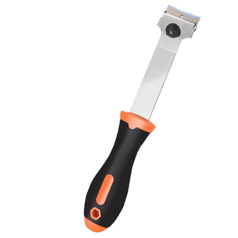 Double-headed scraper, tile grouting cleaning knife, stain removal extended scraper, glue removal scraper, liquid crystal film pasting tool, cross-border Item Picture