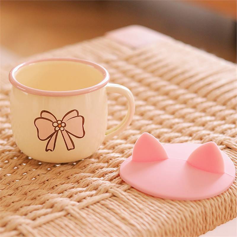 Old Mai [Homemade Beautiful Cups] Cream enamel water cups, mugs, coffee cups, milk cups, breakfast cups undefined