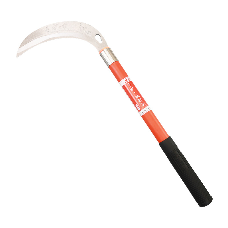 Sickle, firewood knife, agricultural knife, long-handled large sickle, dual-purpose knife for cutting and chopping, grass and branch cutting knife, outdoor garden knife Item Picture