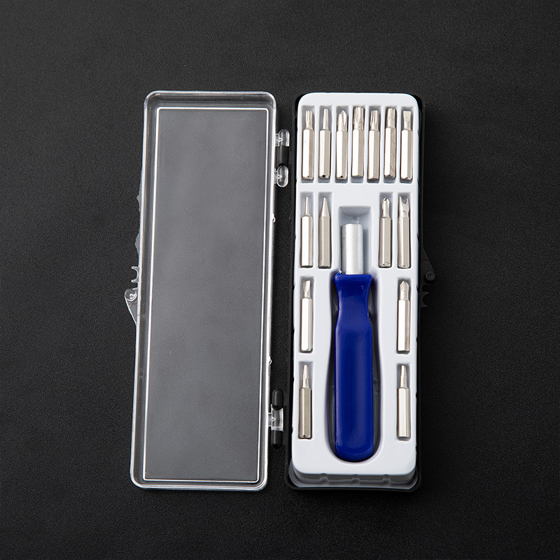 16-in-1 screwdriver, multi-functional screwdriver set, gift small screwdriver, multi-functional bit, magnetic screwdriver Specification drawing