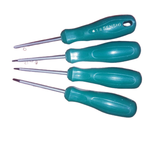 Senshi Tools offers wholesale of various specifications of M-type manual triangular head screwdrivers made of chromium-vanadium alloy steel with magnetic heads Item Picture