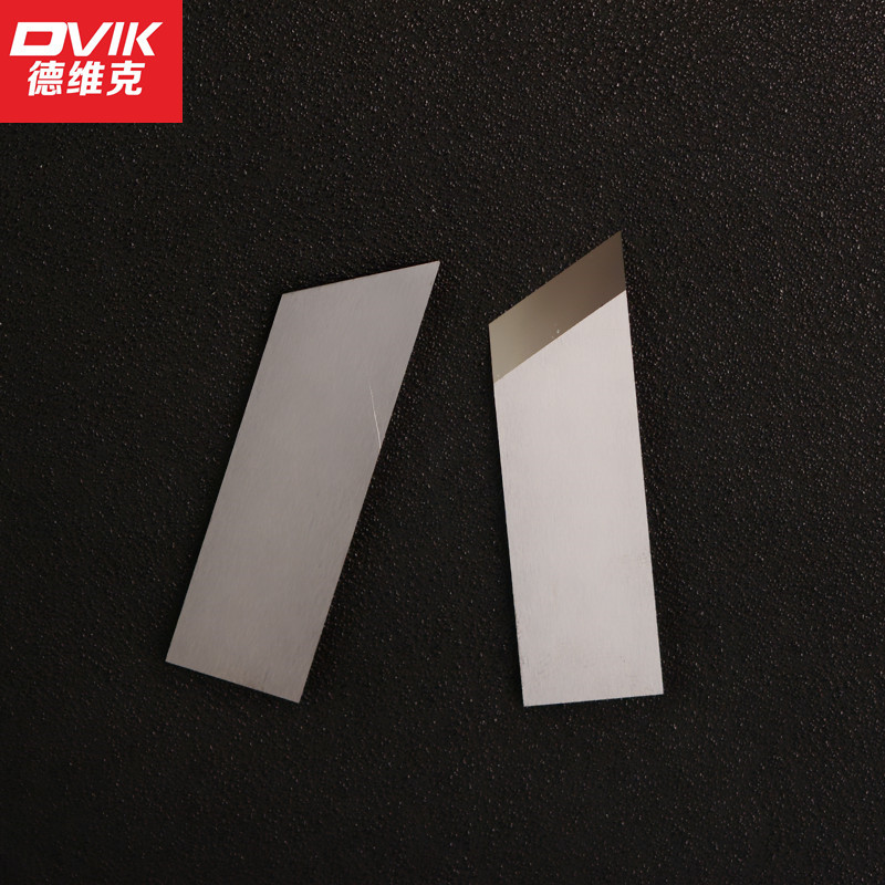 Tungsten steel slitting knife for cardboard, V-groove machine, tungsten steel blade, color box, gift box, grey cardboard slitting machine blade Specification drawing