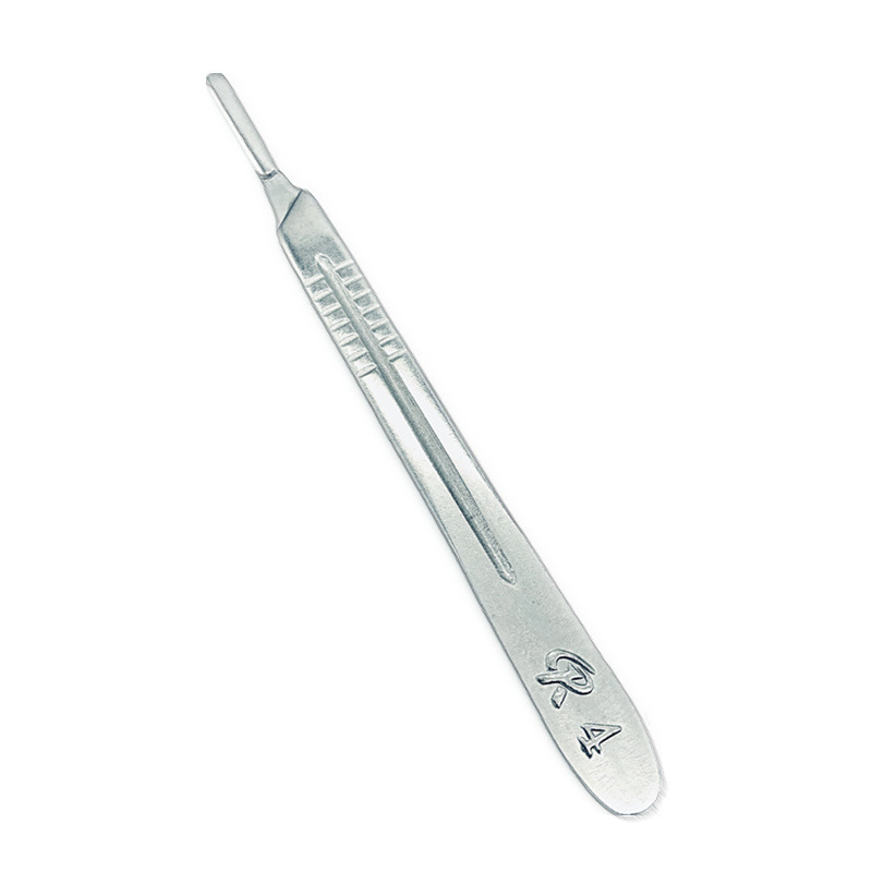 Stainless steel knife handle, surgical knife handle 4, industrial veterinary practice knife stand 3, engraving knife, laboratory biological scalpel Item Picture