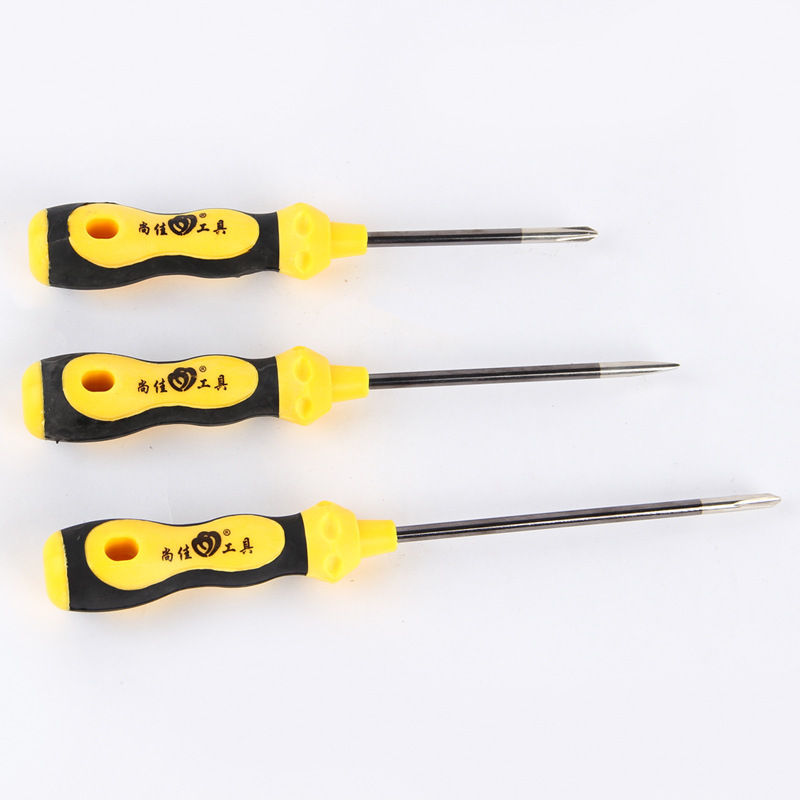 Gourd-handle plum blossom screwdriver, high-quality chromium-vanadium alloy steel magnetic portable disassembly and maintenance tool screwdriver Specification drawing