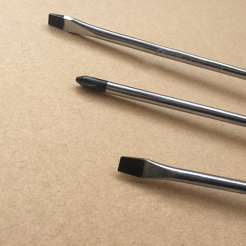 Screwdrivers, flat-head cross-head screwdrivers, grenade screwdrivers, wholesale of foreign trade massage handle screwdrivers details Picture