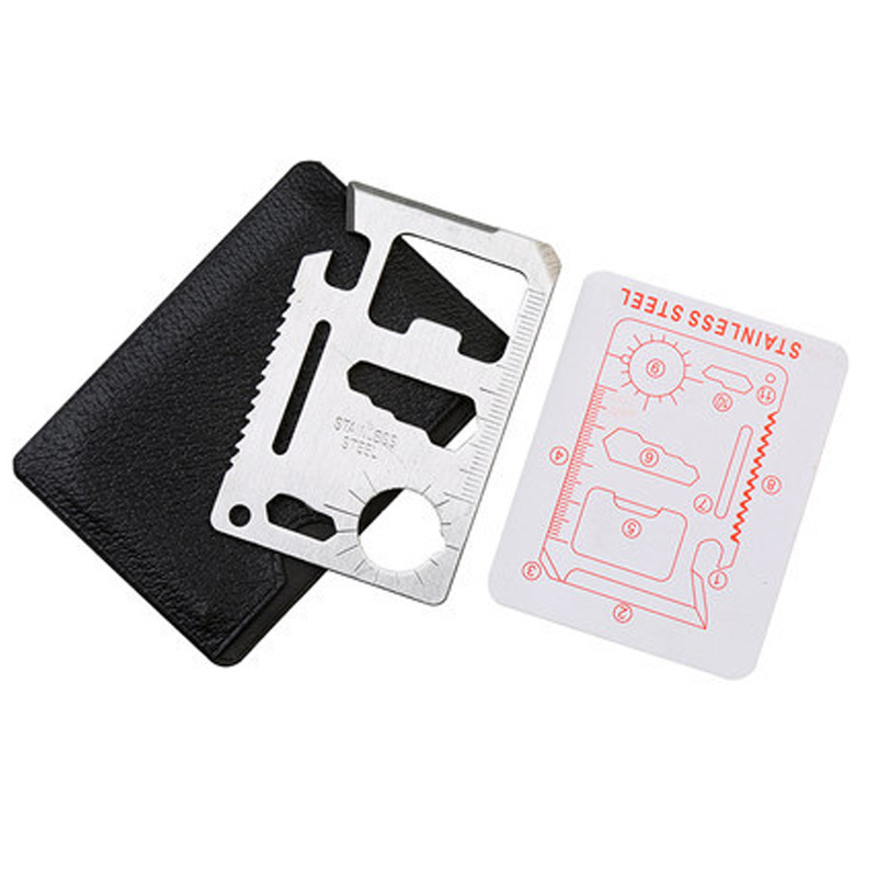 Outdoor portable knife, wilderness survival equipment, life-saving card, high-quality multi-purpose and multi-functional knife card, tool card Application Scenario
