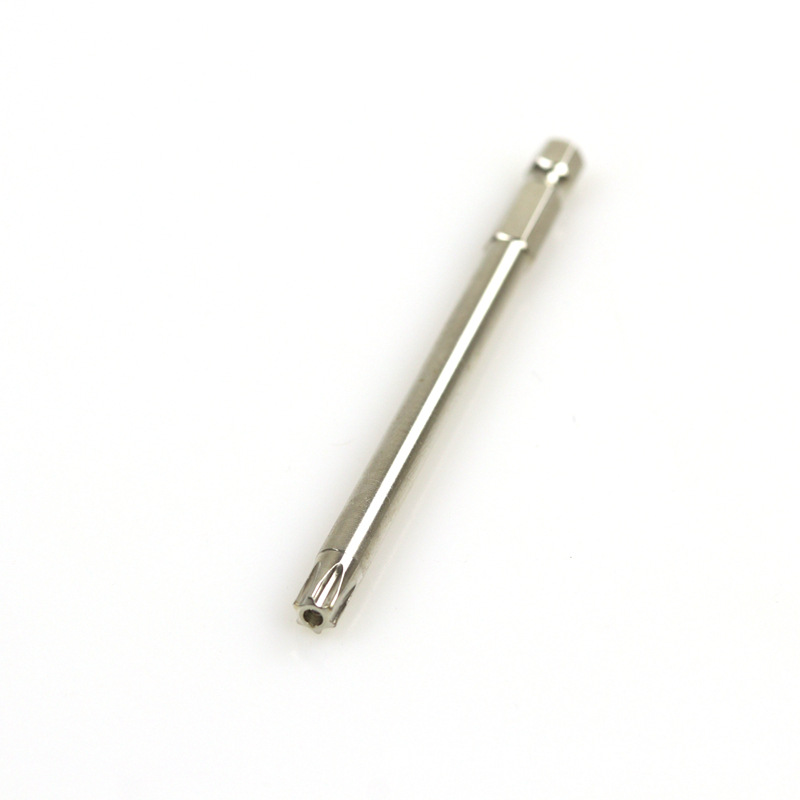 Cross-border S2 extended middle hole 100mm plum blossom screwdriver bit 1/4 six-star hexagonal screwdriver bit air screwdriver bit 11 pieces 12-piece set undefined