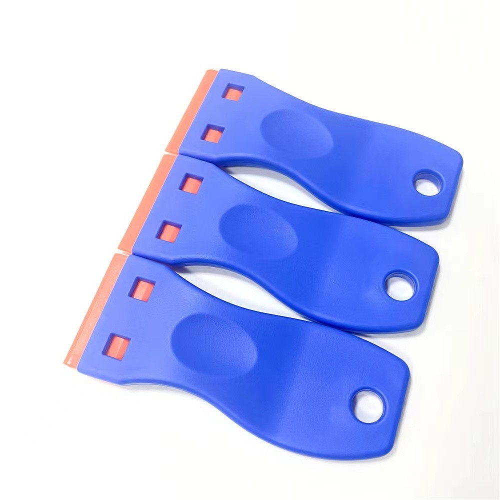 Multi-functional glue removal scraper, car film application tool, cleaning plastic small scraper, decontamination plastic scraper blade, cross-border Specification drawing