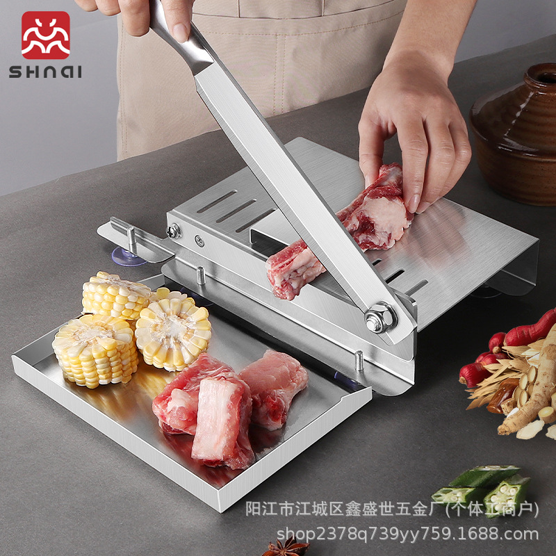 Amazon cross-border bestsellers: guillotine, household bone cutting machine, medicinal herb cutting wonder, gate knife cutting machine, tie knife, candy cutting knife details Picture