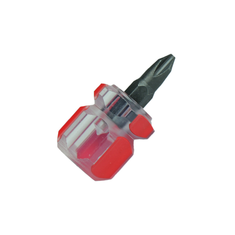 Wholesale of mini short-handled screwdrivers with radish heads from the manufacturer, 6-millimeter small steel cannon cross-shaped screws Specification drawing