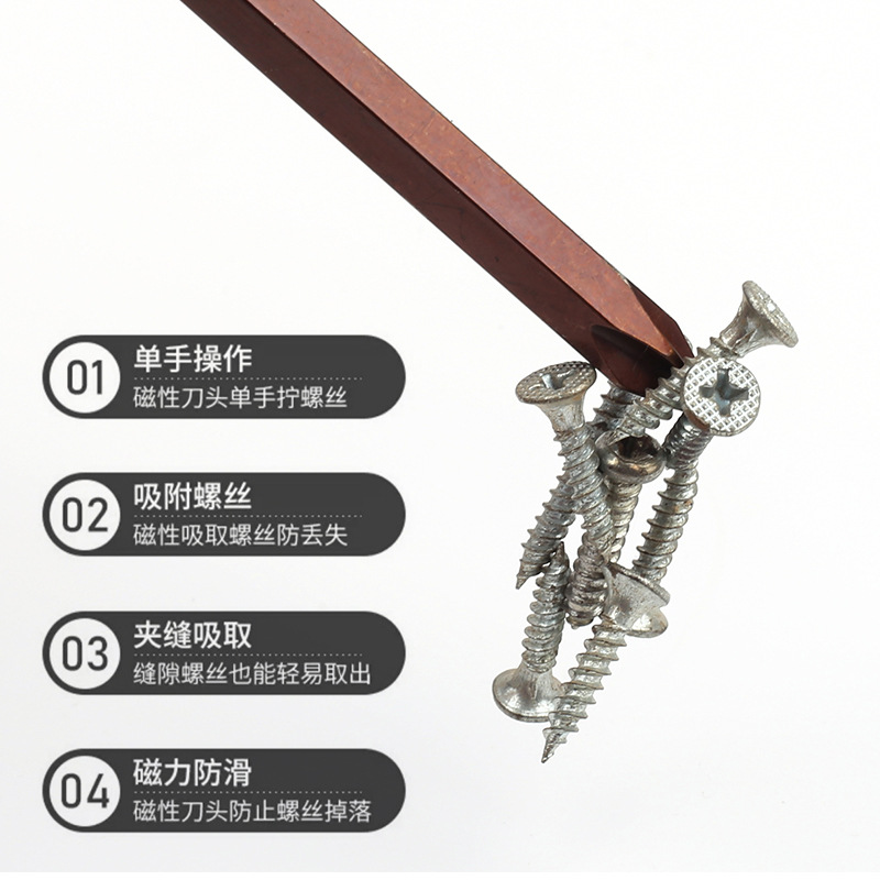 The Xindun screwdriver with a 11-character through-hole design can be struck, pry screws, and extended screwdrivers with high hardness Application Scenario