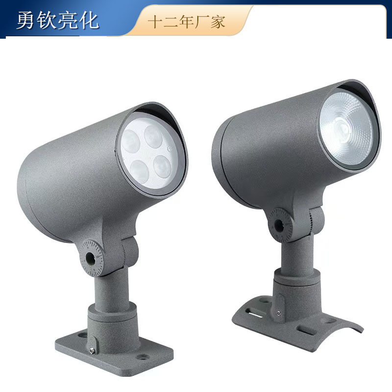 LED outdoor floodlights, waterproof die-cast aluminum clamps for tree lighting, 10W and 20W clamps for tree lighting in garden landscapes Application Scenario
