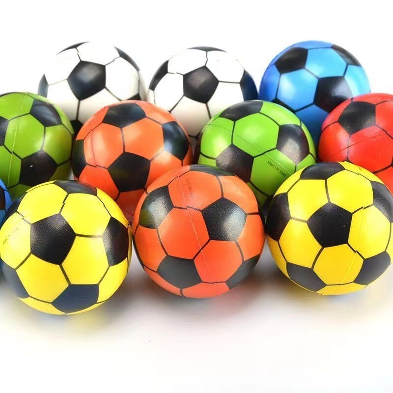 无毒无味环保小皮球男孩女孩实心软海绵球迷你小篮球足球玩具批发