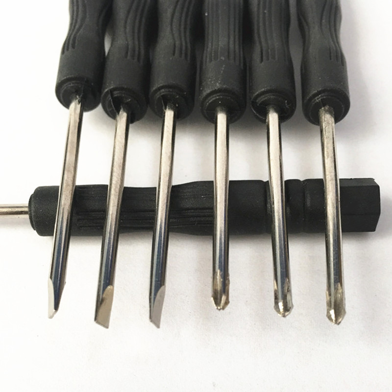 2.0 Cross-shaped 3mm small screwdriver, Five-star Plum Blossom toy delivery, disassembly tool, mini transparent screwdriver Specification drawing