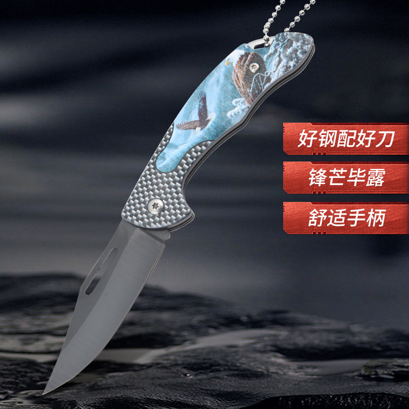 Factory direct sales of stainless steel folding fruit knives, 3D folding knives, small knives, mini pocket knives, and portable outdoor camping knives Application Scenario