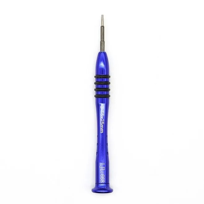 Communication clock screwdriver for iphone7 repair and disassembly y0.6 11-character mini aluminum alloy handle screwdriver details Picture