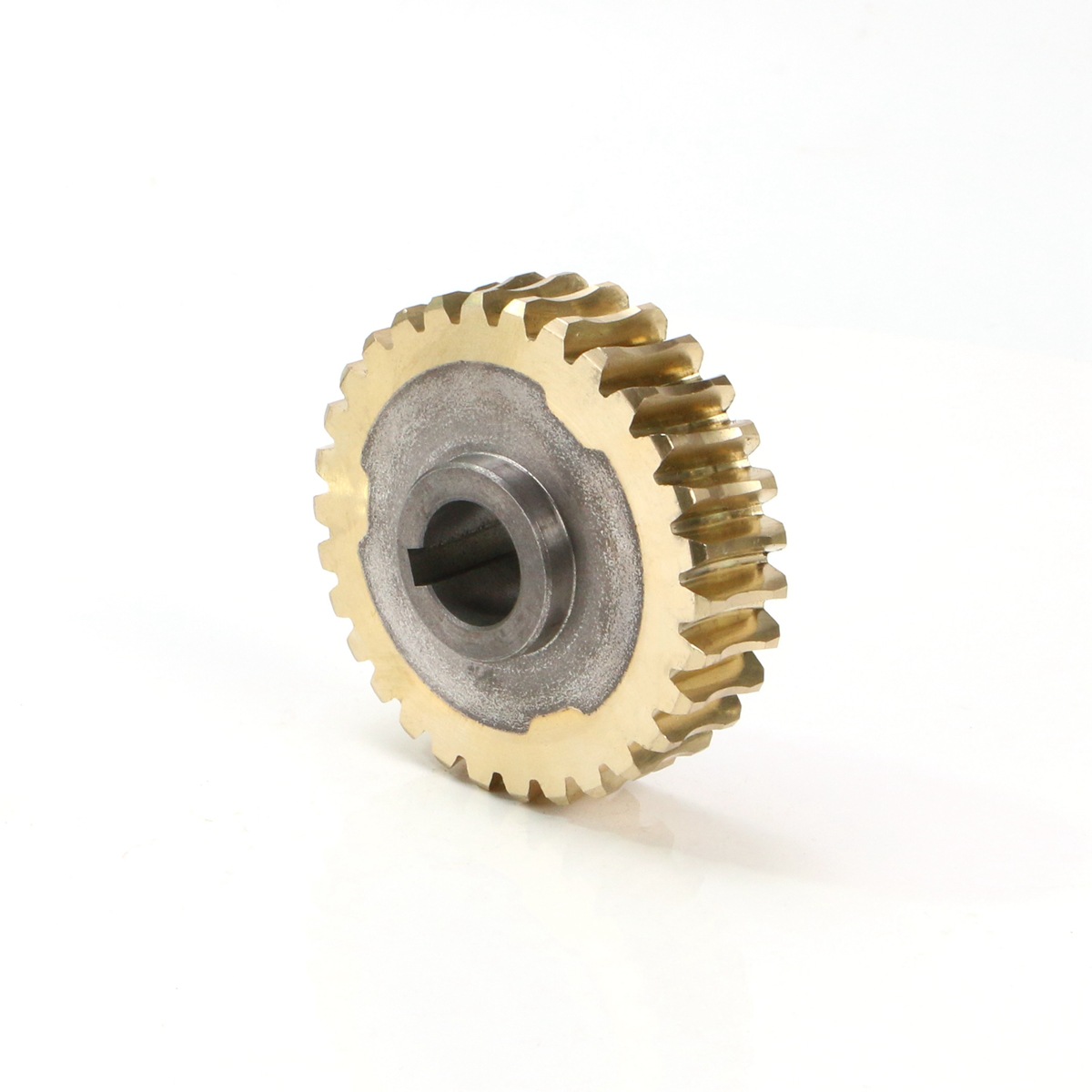 Aluminum bronze worm gear, non-standard worm gear processing, wear-resistant worm gear, high-load worm gear for mechanical equipment details Picture
