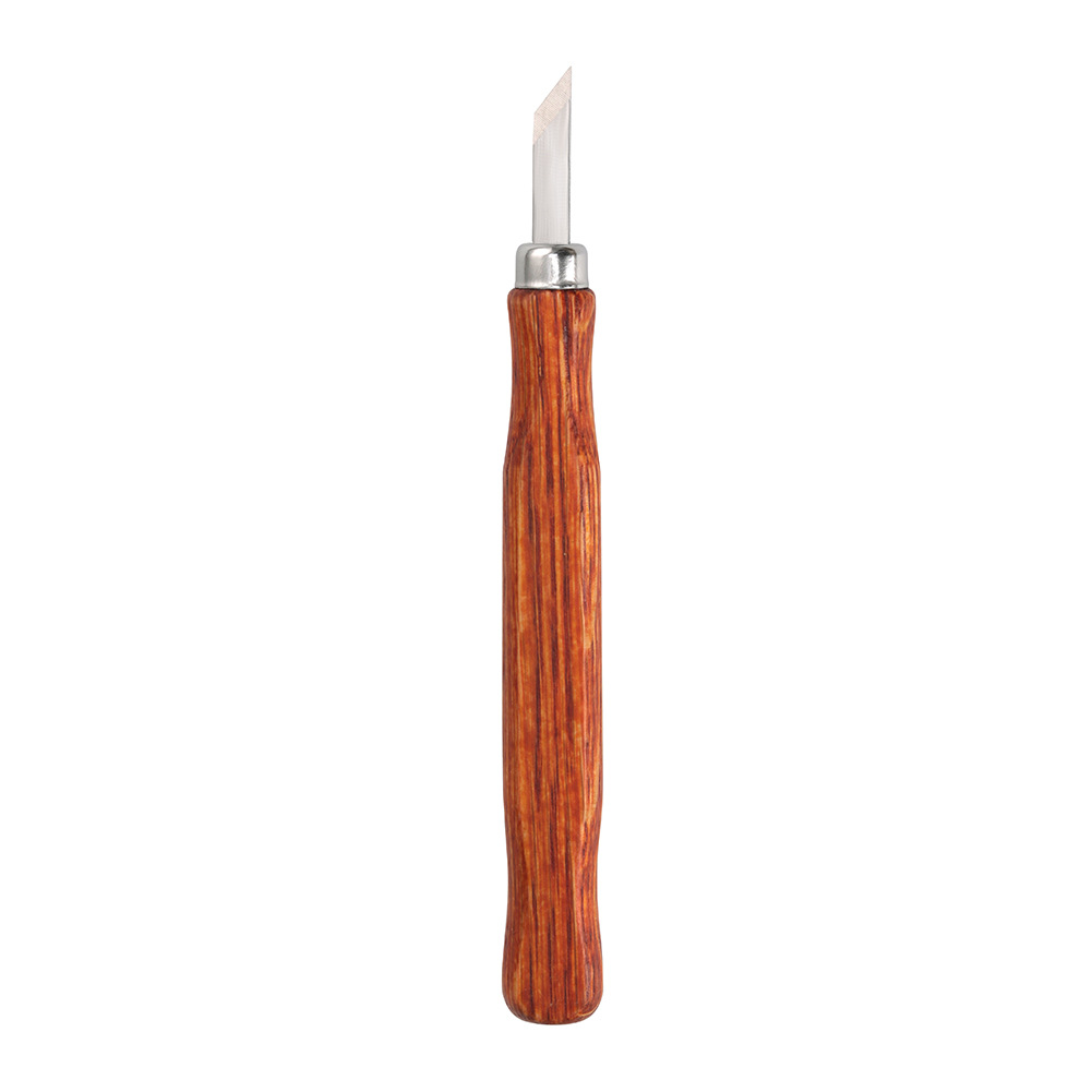 New 12-piece set of cork engraving knives, art engraving knives, imitation rosewood engraving knives, woodworking engraving sets undefined