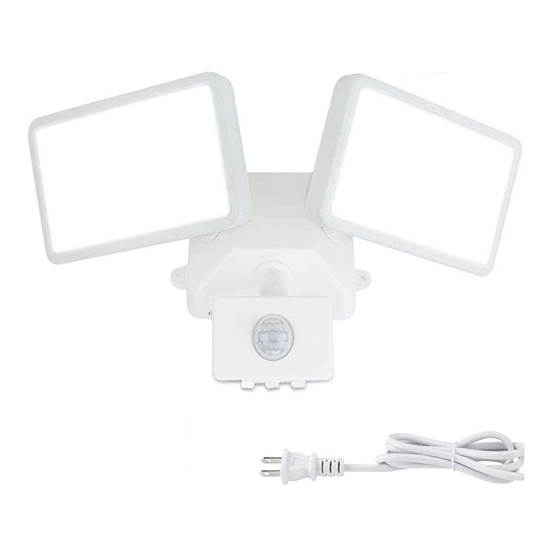 Cross-border manufacturer wholesale human body sensor lights, courtyard outdoor wall lights, garden waterproof led security lights, fence lights details Picture