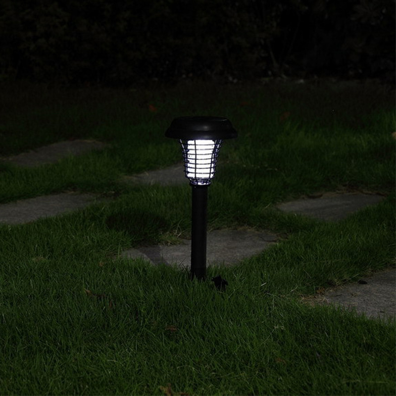Solar-powered mosquito killer, outdoor mosquito killer, household physical electric shock mosquito repellent, outdoor waterproof led lighting mosquito killer Specification drawing