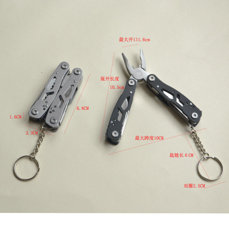 Multi-functional knife pliers, small tool pliers, all-steel folding pliers, mini outdoor knife, 14-in-one computer small tools Application Scenario