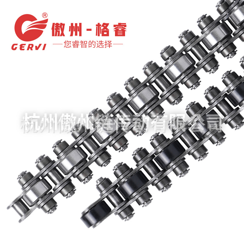 Double-sided roller single-speed chain 08BS pitch 12.7 nylon/steel double-speed chain assembly line double-speed line Item Picture