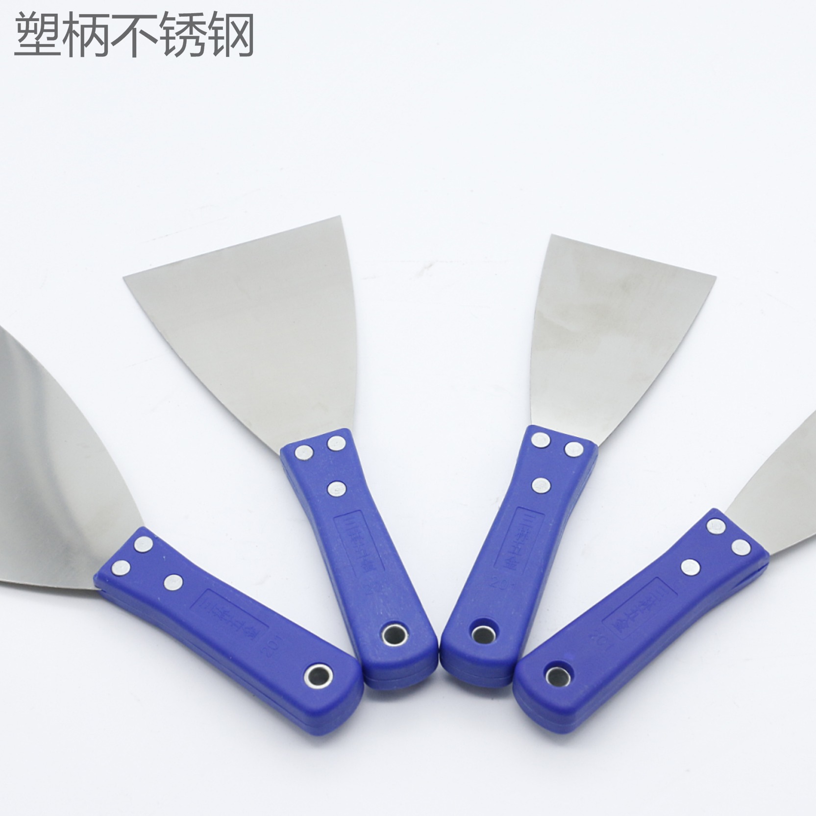 Wholesale putty knife manufacturer, cleaning mud scraper knife, wholesale plastic-handled scraper knife, plastic-handled putty knife manufacturer supply Item Picture