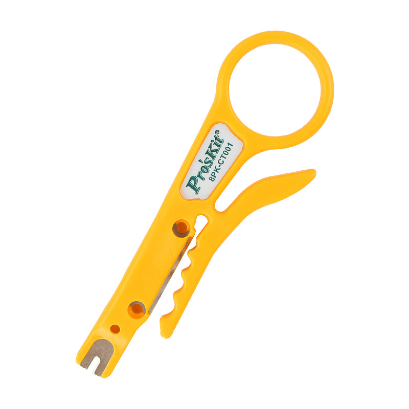 Taiwan Baogong wire stripper 8PK-CT001 Wire cutter, simple wire pressing tool, wire clamping knife, network cable cutter, wire cutter Item Picture