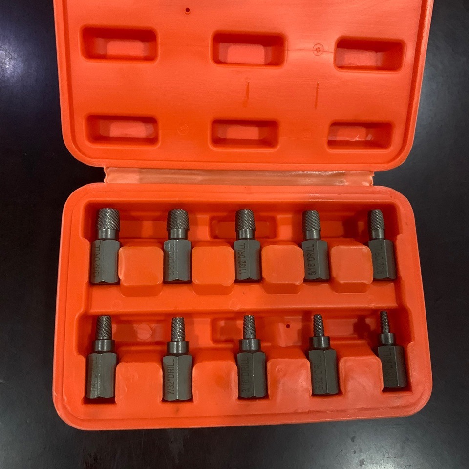 10-piece set screw remover, broken screw slippage, hexagon socket bolt removal tool, nut removal details Picture