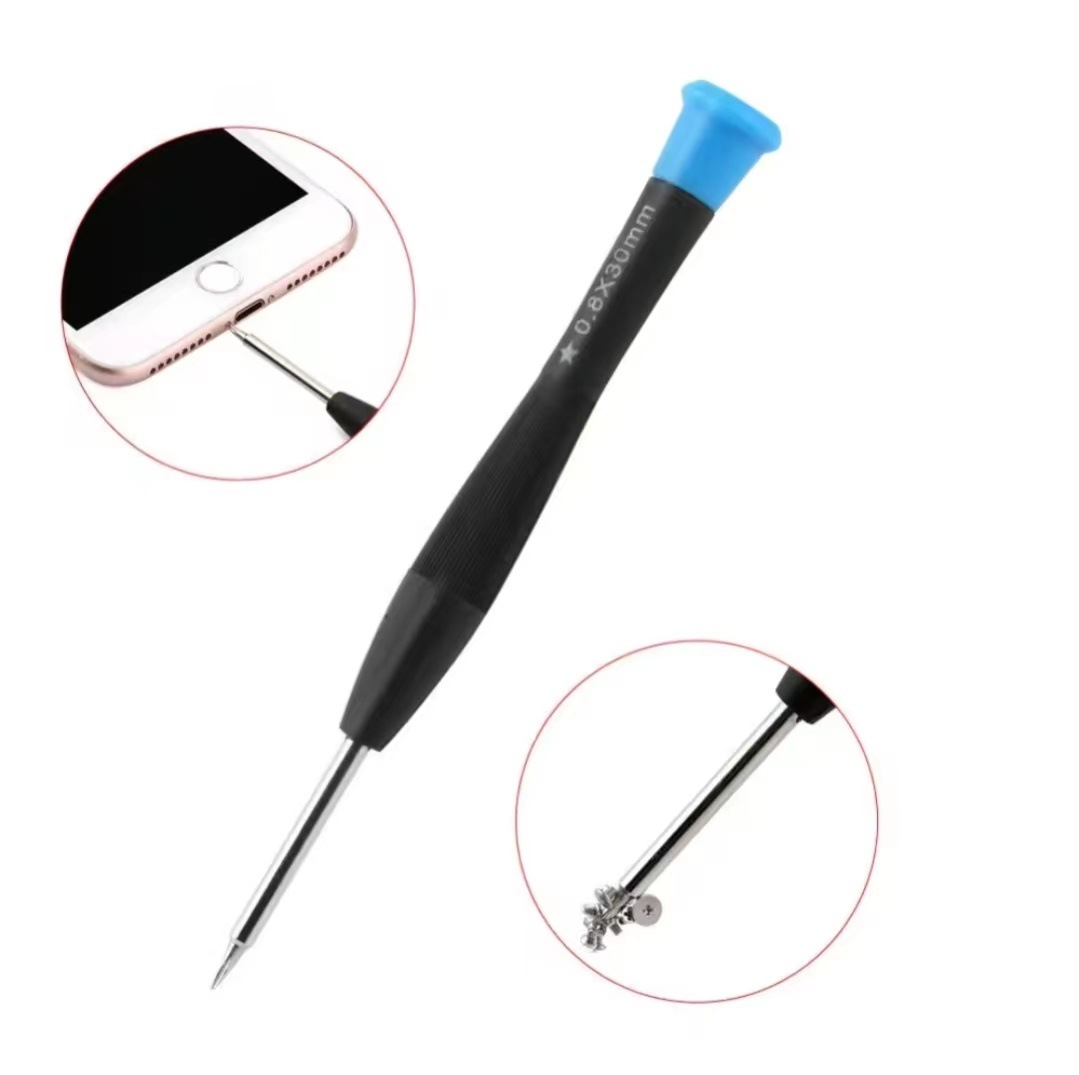 Precision hardened color cap screwdriver, magnetic mobile phone, computer disassembly, watch, game console repair tool Specification drawing