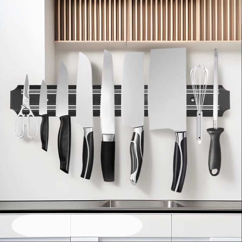 Cross-border magnetic knife rack 3338 50 55CM Magnetic strip specialty store Household kitchen knife storage rack Tool storage rack full figure