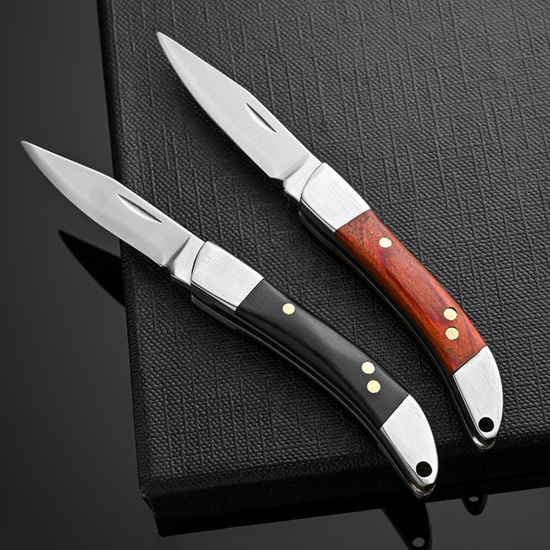 Mini folding knife, express delivery opening knife, outdoor portable knife, small knife, exquisite stainless steel fruit knife Item Picture