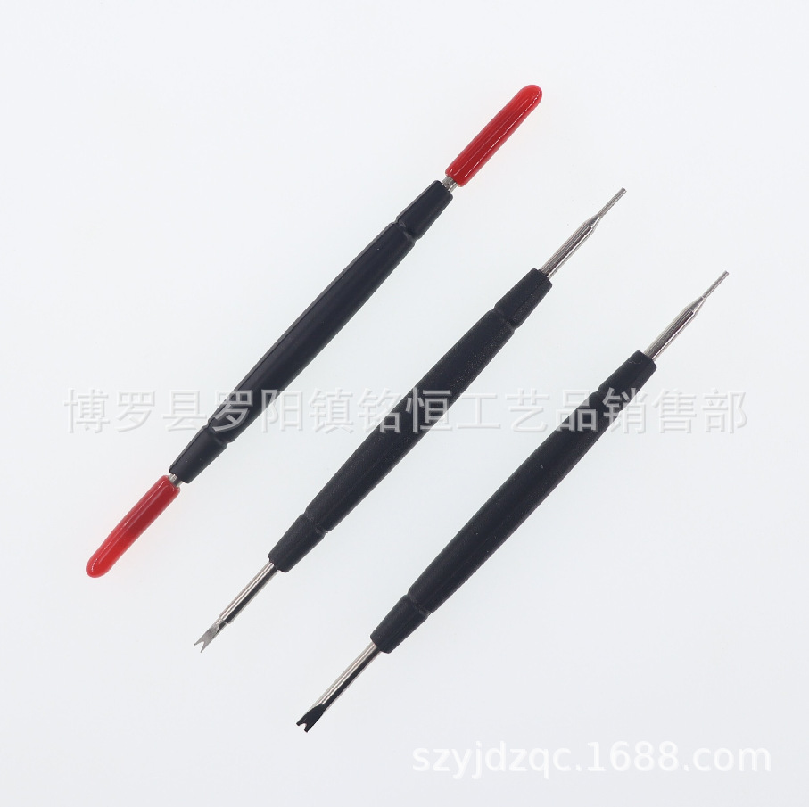 Lug fork, double-lug wrench, watch strap disassembly and assembly device, double-head lug wrench, watch strap regulator Specification drawing