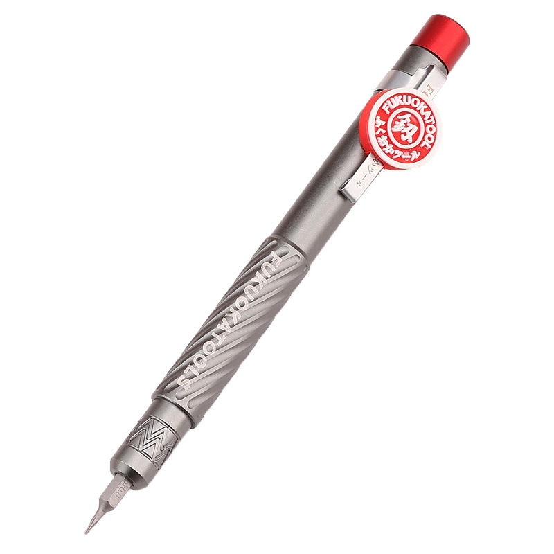 Fukuoka aluminum alloy pen screwdriver FO-9228 precision tip, cross, one-character, five-hexagon star combination tool Item Picture