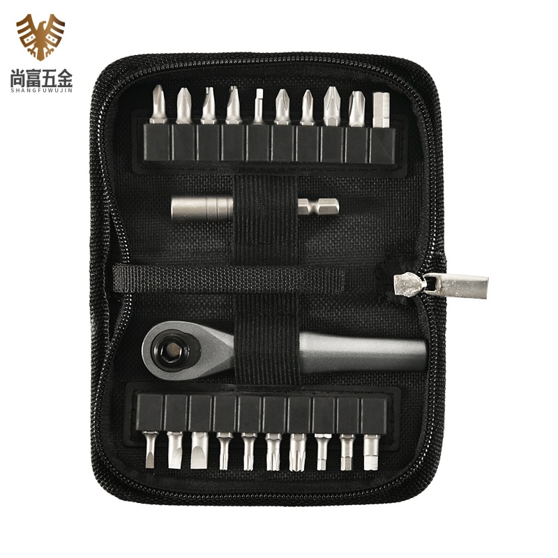 The 22-in-one ratchet screwdriver is a bestseller on cross-border Amazon, featuring both forward and reverse hexagon socket, star-shaped cross and flat-head wrench full figure