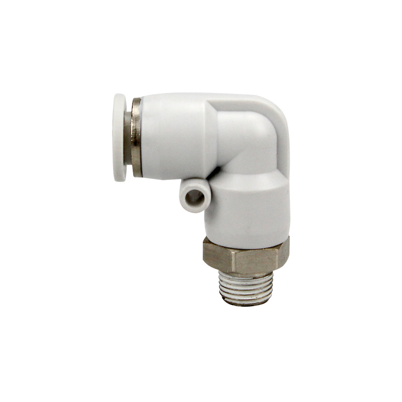 PL Threaded elbow 10-2 pneumatic joint air pipe right-angle elbow m8 quick Plug joint accessories manufacturer Item Picture