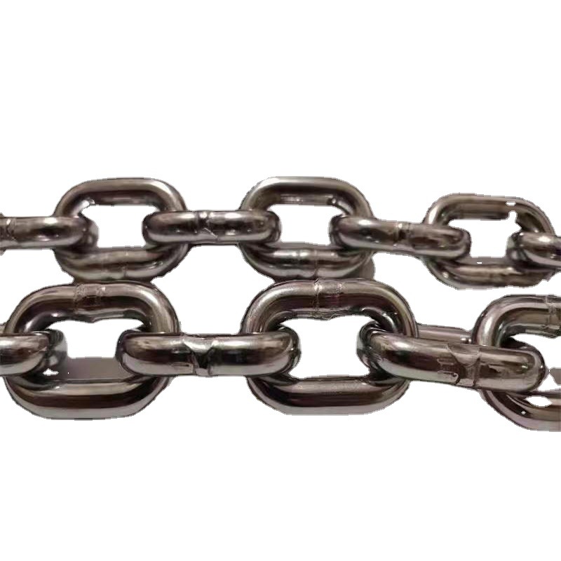 304 stainless steel industrial chain manufacturer, metallurgical and chemical conveying, 316 stainless steel lifting and hoisting chain Item Picture