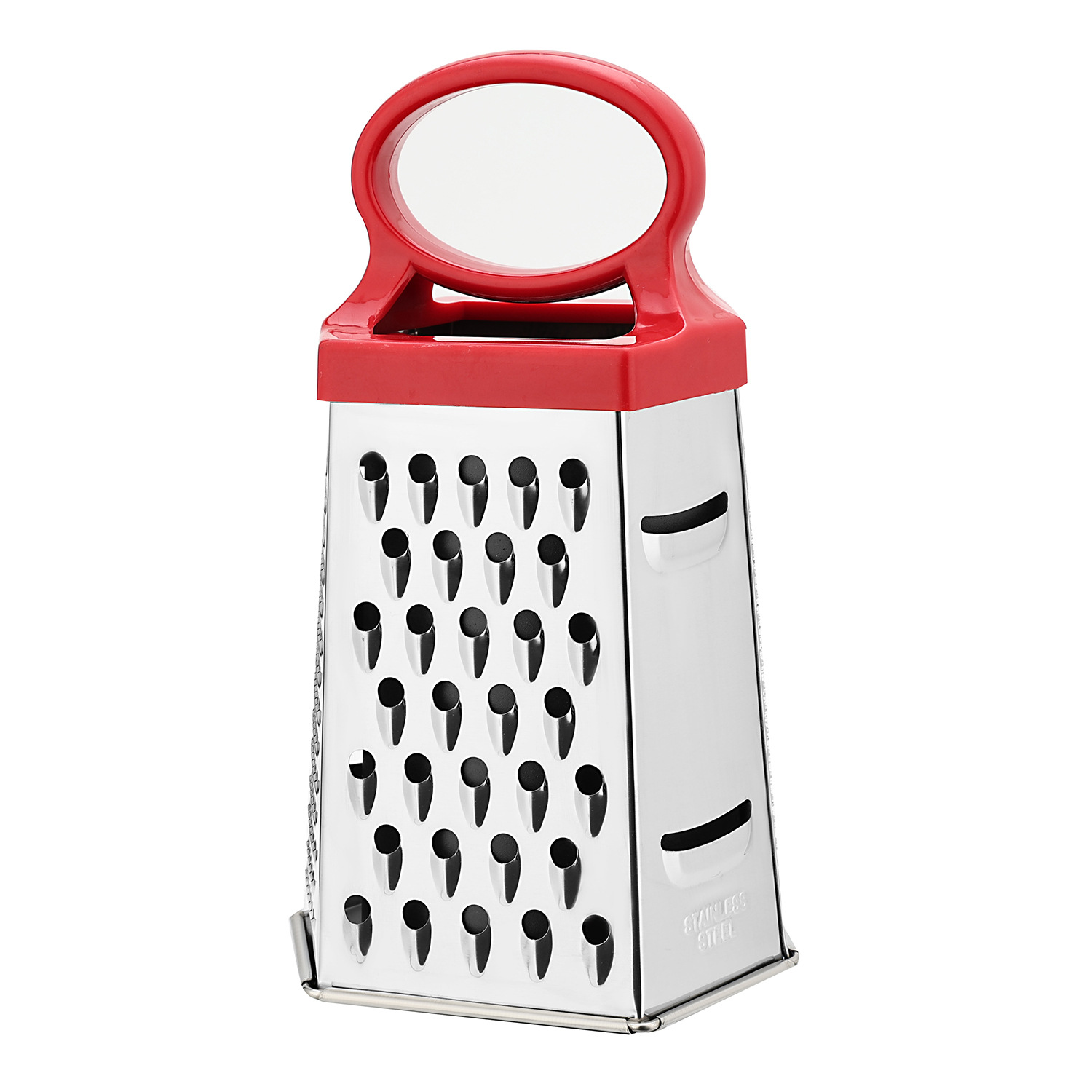 8-inch egg-shaped stainless steel six-sided grater for kitchen fruits and vegetables, vertical multi-functional grater for slicing Item Picture