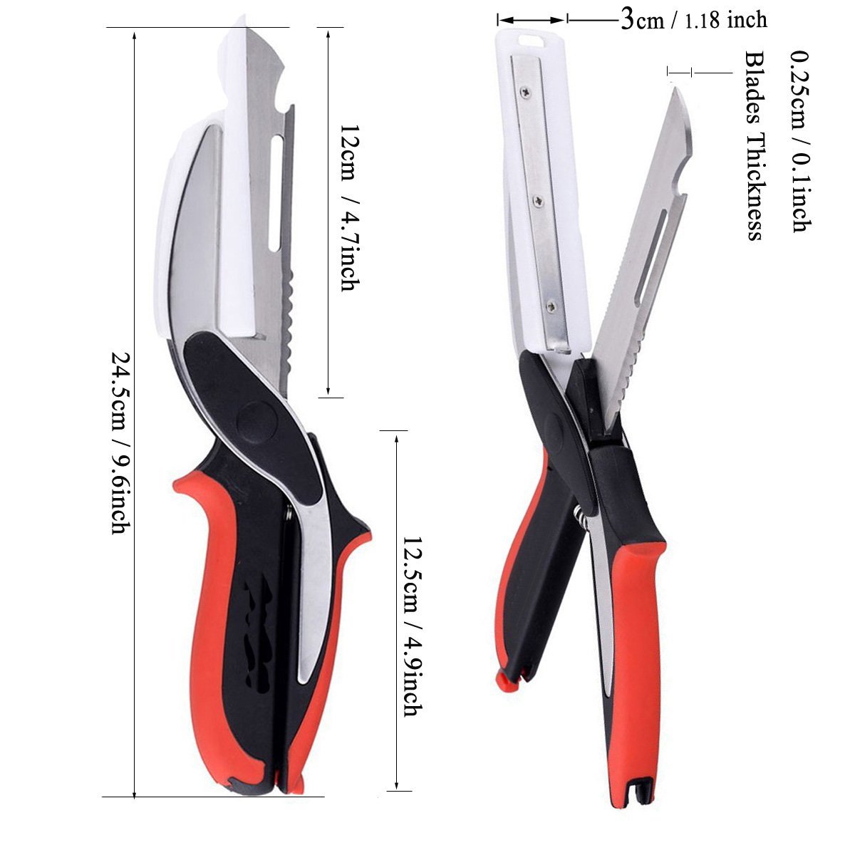 Multi-functional food and vegetable two-in-one scissors, detachable household outdoor stainless steel scissors in stock Application Scenario