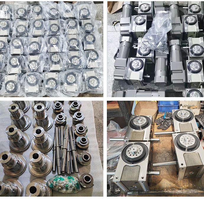 Flange flange type CAM indexer 80DF with reduction motor high-precision intermittent CAM indexer turntable Specification drawing
