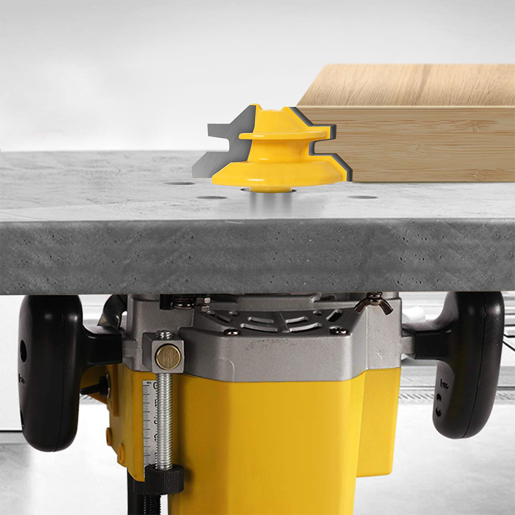 1/2 handle 1/4 handle 45-degree tenon knife, woodworking tool, panel splicing knife, wood milling knife, line knife, right-angle knife Application Scenario