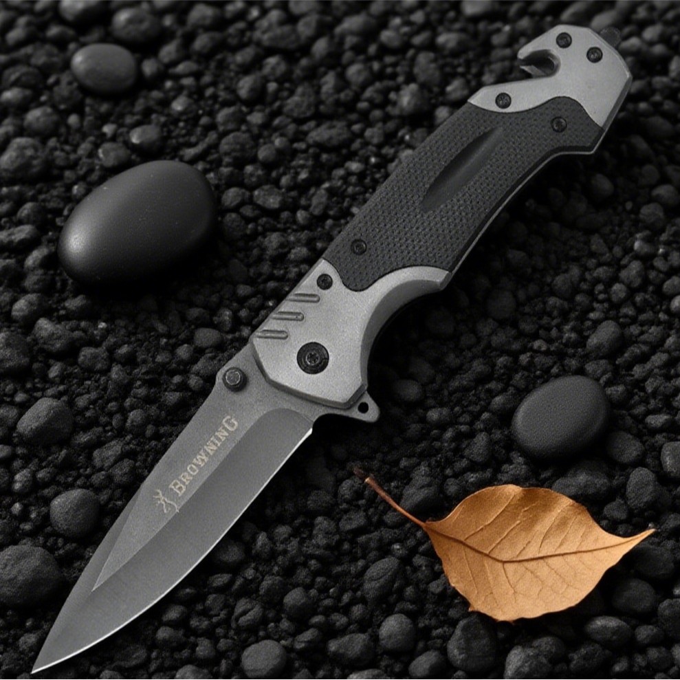 Outdoor folding knife, wilderness survival knife, multi-functional knife, folding knife with lock, camping home sharp straight knife, outdoor knife details Picture