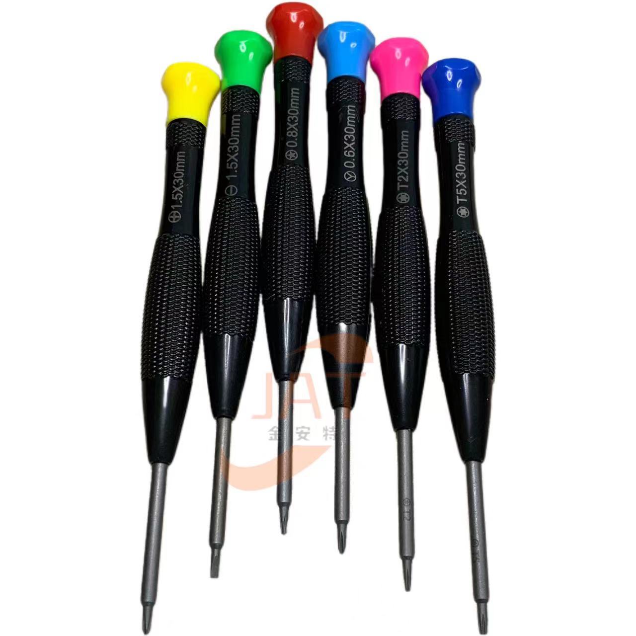 8-piece super hard cross-head screwdriver set, mobile phone disassembly tools, computer, clock, manual small screws, screwdriver in one line Item Picture
