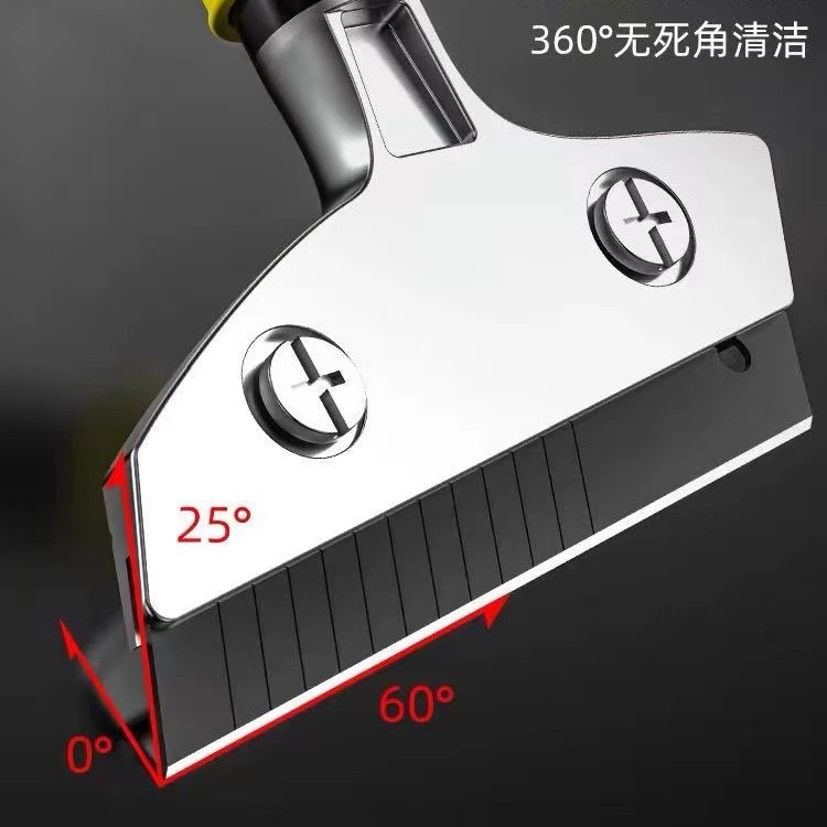 Small shovel, cleaning knife, artist's shovel, wall plaster magic tool, glass floor, marble grouting, glue removal scraper, cleaning tool Specification drawing
