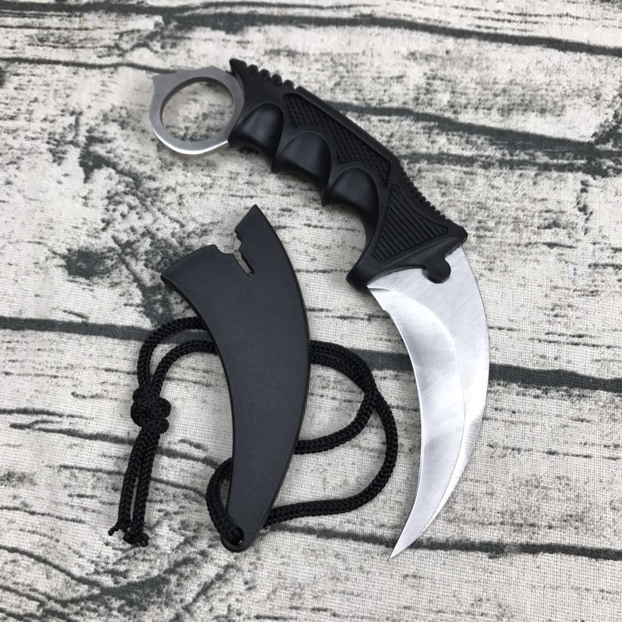 Counter-strike Wolf Claw Knife game csgo Claw knife Camping outdoor tool Portable claw knife Fox claw high hardness details Picture