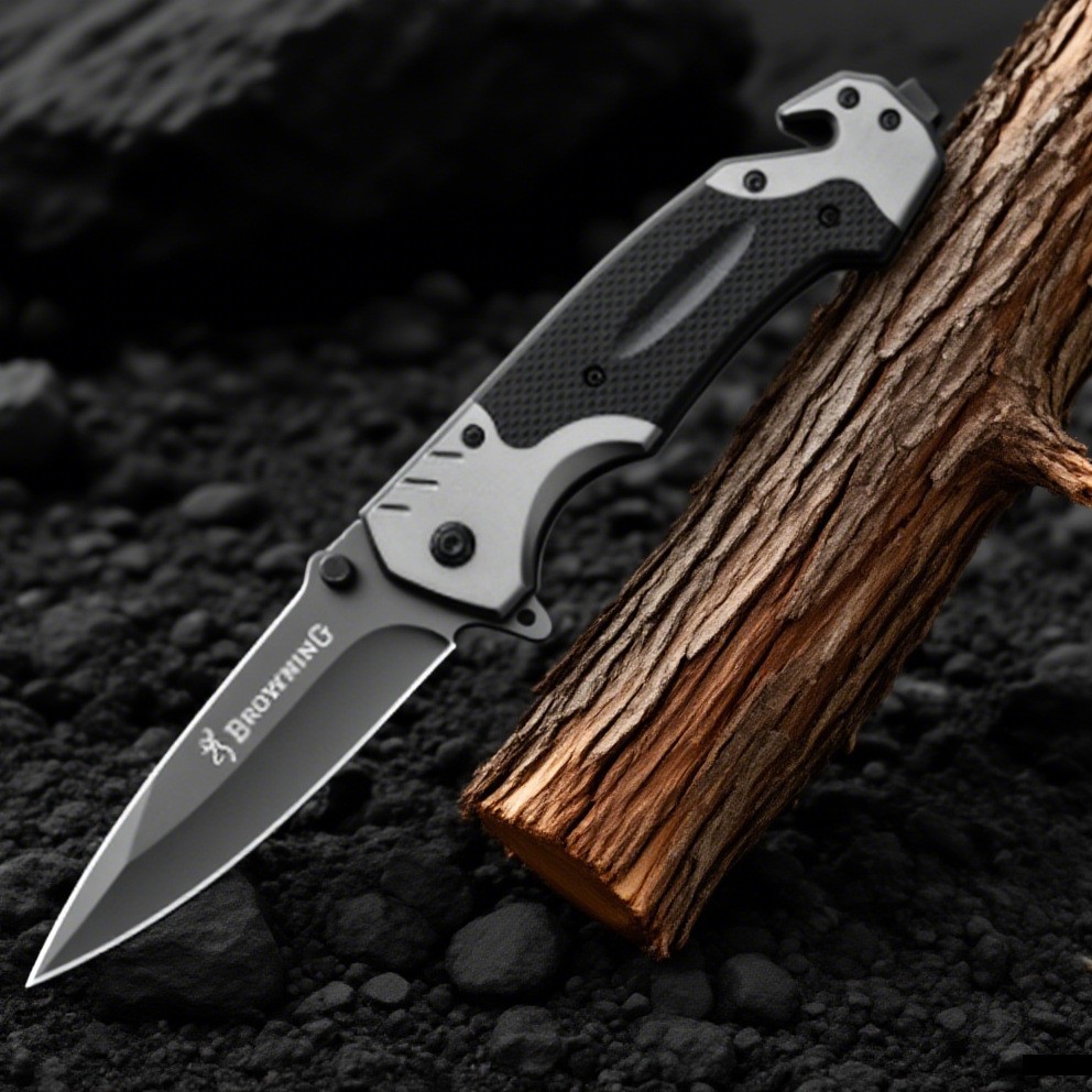 Outdoor folding knife, wilderness survival knife, multi-functional knife, folding knife with lock, camping home sharp straight knife, outdoor knife Application Scenario