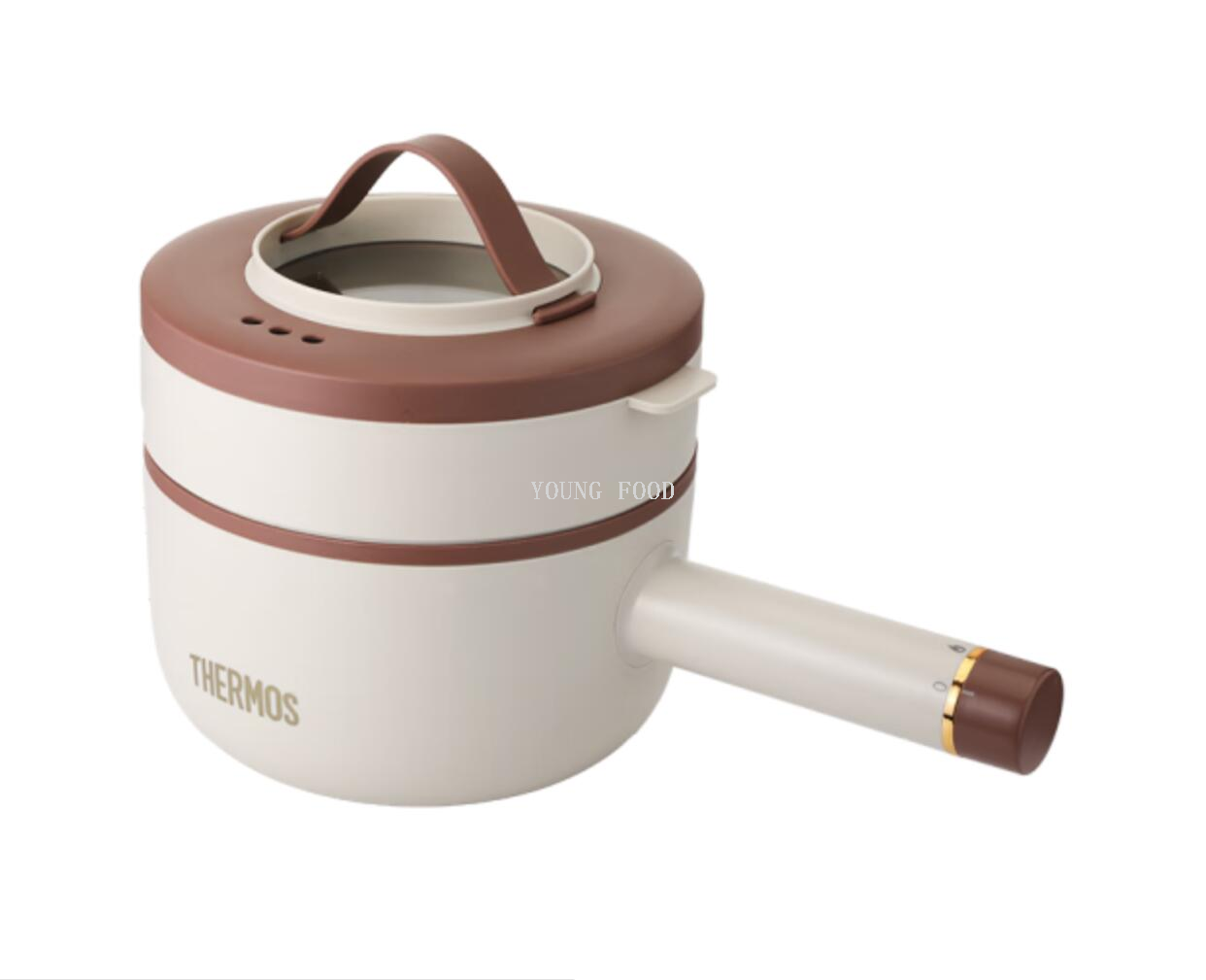 批发包邮！膳魔师电煮锅电热锅1-2人食EHA-4323A奶白色手办小家电详情2