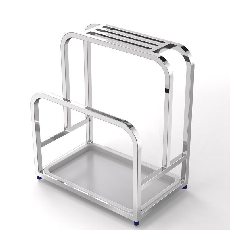 304 stainless steel knife rack, cutting board rack, kitchen storage rack, supplies cutting board, cutting board storage rack, knife seat, knife rack details Picture